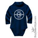 Body lupetto neonato "pappa cacca"