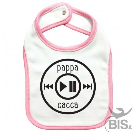 Bavetto per bambini "pappa cacca"