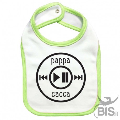 Bavetto per bambini "pappa cacca"
