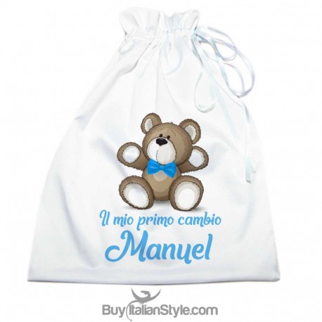 First change bag “crown “customizable by name First change bag “crown “customizable by name