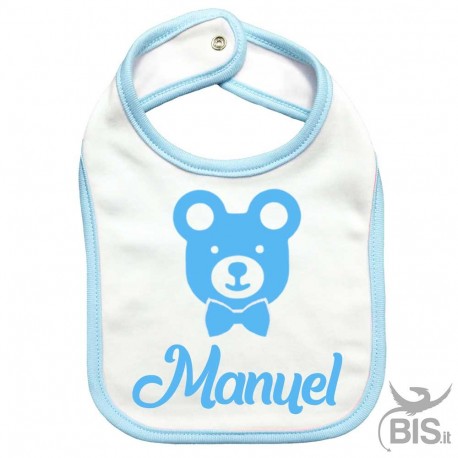 Bavetta personalizzabile con nome e ORSETTO