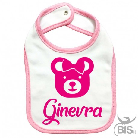 Bavetta personalizzabile con nome e ORSETTO