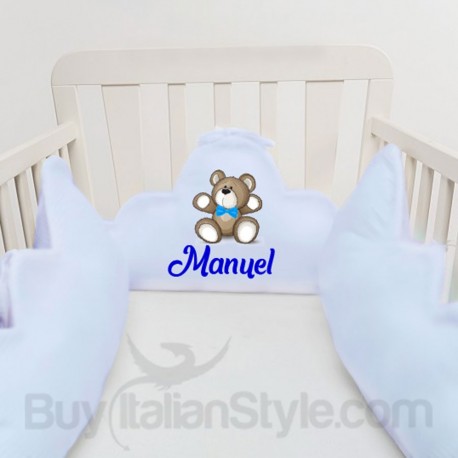 Paracolpi con nome grafica orsetto