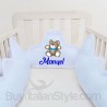 Customizable baby bumper with stars