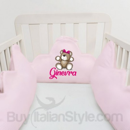 Customizable baby bumper with stars