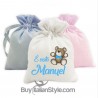 Kit 5pz sacchetti portaconfetti "ORSETTO" personalizzabile
