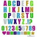 Felpa bimba LETTERE GLITTER