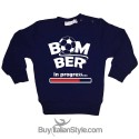 Felpa per bambini grafica "BOMBER in progress"