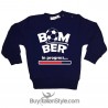 Felpa per bambini grafica "BOMBER in progress"