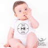 Body per neonati divertente "pappa cacca"