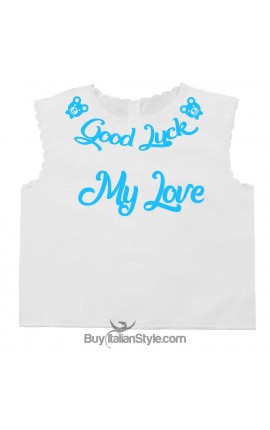 Personalized Baby's First Shirt "Good Luck + Name"