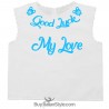 Personalized Baby's First Shirt "Good Luck + Name"