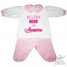 Chenille Baby set"I'm crazy in love with my mom"