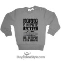 Felpa bimbo "Nonno e nipote amici da sempre e per sempre"