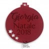 Customizable decorations with photos and text for the Christmas tree