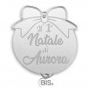 Customizable decorations with photos and text for the Christmas tree
