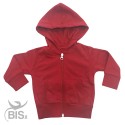 Felpa bimba con zip e cappuccio "MINI BOSS"