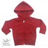 Felpa bimba con zip e cappuccio "MINI BOSS"