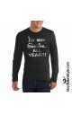 maglia uomo girocollo a manica lunga a tema natalizio