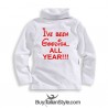 Unisex Turtleneck Tee "I've been Goodish all Year"
