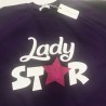 Felpa Donna "Lady star" con applicazione stella glitter