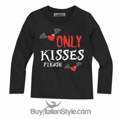 Maglia bimbo halloween "Divorami di baci"