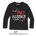 Maglia bimbo halloween "Divorami di baci"