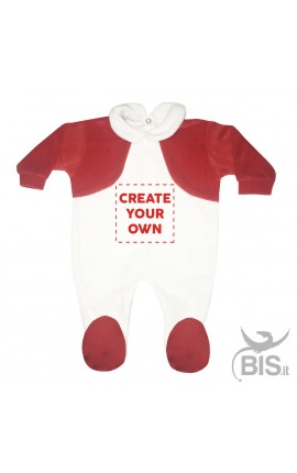 Baby's Velour Sleeper "My First Christmas"