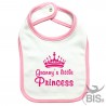 Baby Bib with print "Granny's Little Princess"