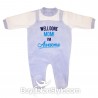 Chinille newborn baby all in one "Dad and I agree  mom is the boss"