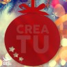 Customizable decorations with photos and text for the Christmas tree