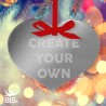 Customizable decorations with photos and text for the Christmas tree