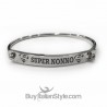Bracciale a manetta  con chiusura "Super nonno"