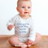 Bodysuit "Da grande vorrei essere come te papà"