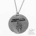 Collana con ciondolo le amiche sono le sorelle che ti scegli