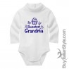 Baby Neck Bodysuit with print "Sweetest Grandma"