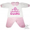 Completo Ciniglia nascita "nessuna è dolce come te nonna"