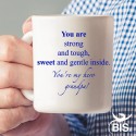 Coffee Mug "You are strong and tough, sweet and gentle inside. You're my Hero Grandpa"