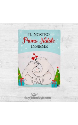 Plaid "Il nostro primo Natale insieme"