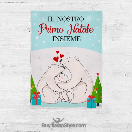 Plaid "Il nostro primo Natale insieme"