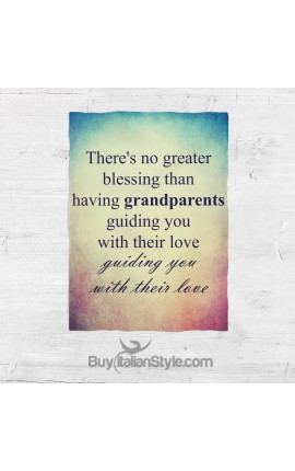 Plaid "I nonni sono la cosa più bella della vita una dolcezza infinita"