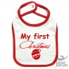 Baby Bib "My first Christmas"