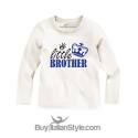 Maglietta bimbo con stampa"Little Brother"