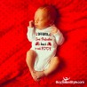 Baby Neck Bodysuit "My First Valentine's Day"