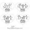 Personalized Heart Shaped Keyring "We may not have it all together, but together we have it all"
