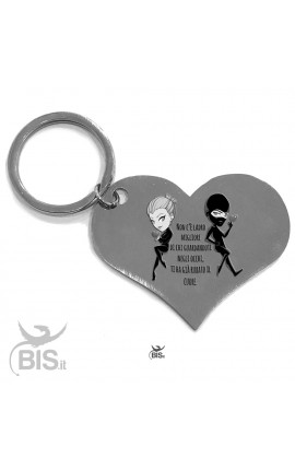 Metal Key Ring "DAD&SON True Best Friends for Life"