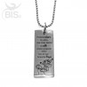 Collana placchetta "Volare in alto"