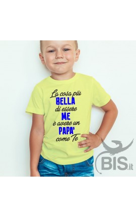 100/% perfetto manica corta bambino//neonato t-shirt festa del papà 50/% MAMMA PAPA/' 50/%