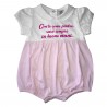 Pagliaccetto bi-colore "Con te come padre sarò sempre in buone mani"