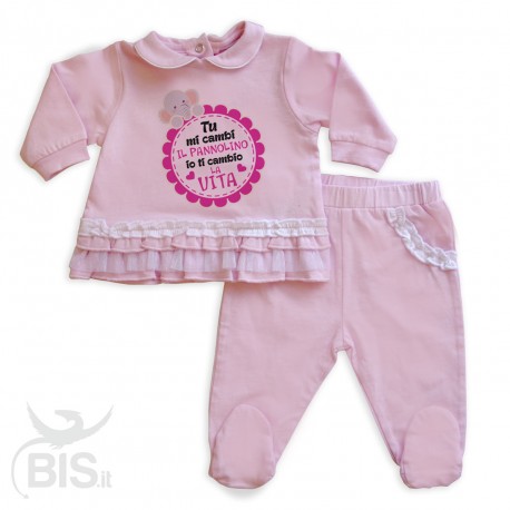 Baby Girl's 2-Piece Set ""I'm Daddy's Little Pie"